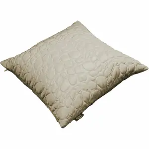 Bloxom Square Throw Cushion Ivory / 60 x 60cm