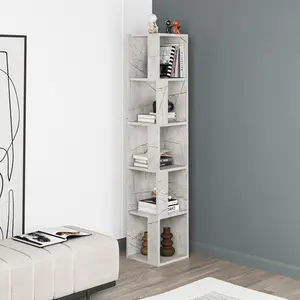 Bensonhurst Corner Bookcase Unique Design & Modern Style Lagina