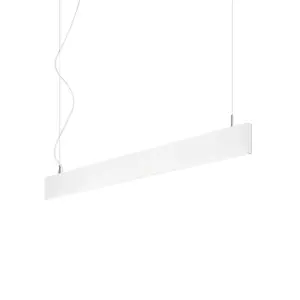 Luminosa Linus Decorative Linear Integrated Pendant Light White, 4000K