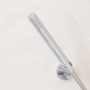 Enzo Polished Chrome Round Deck Mounted Bath Shower Mixer Tap with Handset