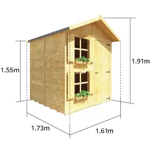 BillyOh Peardrop Junior Playhouse - 6 x 5