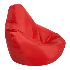 Veeva Kids Indoor Outdoor Bean Bag Gaming Chair Red