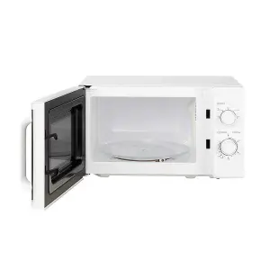 Cookology 800W Microwave 20L Manual Control Freestanding - CMAFS20LWH White