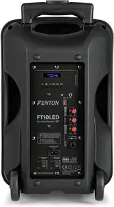 Fenton FT10LED Portable PA System With Bluetooth + Wireless Mic