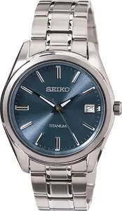 Seiko Men Analog Quartz Watch With Stainless Steel Strap SUR371P1