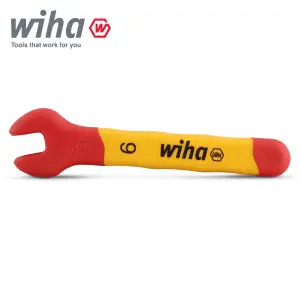 Wiha Spanner Wrench 6mm VDE Electricians Single Insulated Open End 43026