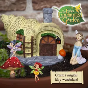 Shell Fairy House Ornament Decoration - The Fairies Enchanted Garden