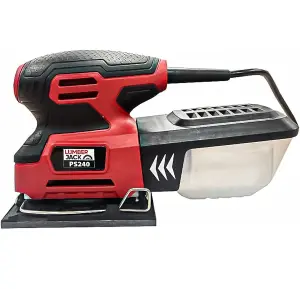 Lumberjack 1/4" Sheet Detail Palm Sander with Dust Box & Sanding Sheets Electric 240v