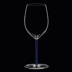 Riedel Hand Made Fatto A Mano Cabernet/Merlot Wine Glass Dark Blue