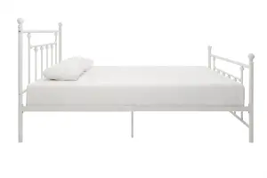 Manila Metal Bed White, King Size