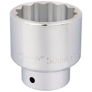 Draper 3/4" Square Drive 12 Point Socket 50mm 16707