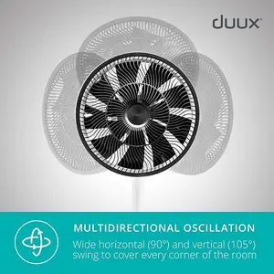 DUUX DXCF03UK Whisper quiet Fan with 26 Speeds and Remote, White