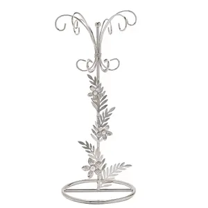 Sophia Classic Silver Daisy Jewellery Holder