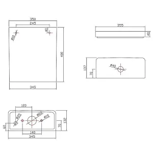 Hamilton Ceramic Close Coupled Rimless Toilet Includes Soft Closing Seat Quick Release Hinges & Cistern