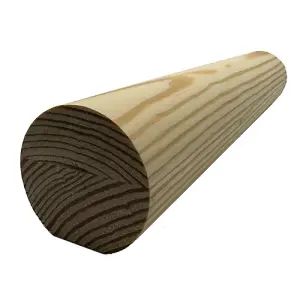 Southern Yellow Pine Handrail Mopstick 2.4m Wall Mounted Handrail UK Manufactured Traditional Products Ltd