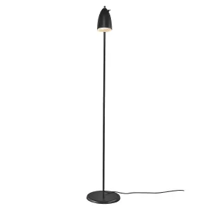 Nordlux DFTP Nexus 2 Swivel Joint Indoor Living Dining Floor Lamp in Black (H) 140.8cm