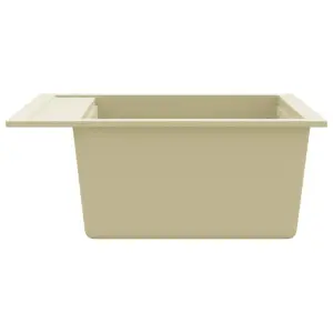 Berkfield Granite Kitchen Sink Single Basin Beige