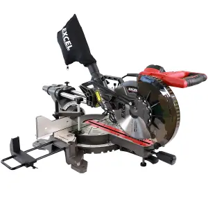 Excel 10" 255mm Sliding Mitre Saw Double Bevel 2000W/240V with Laser