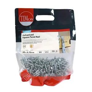 TIMCO Square Twist Nails Galvanised - 30 x 3.75