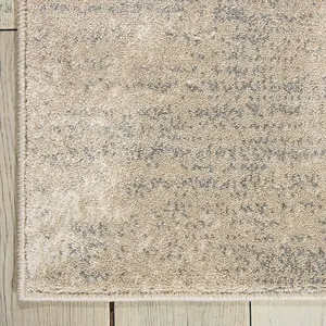 Beige,Floral Luxurious Modern Easy to clean Rug For Bedroom & Living Room-66 X 229cm (Runner)