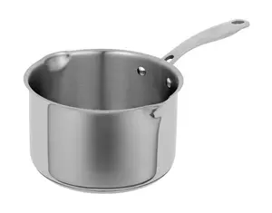 Kuhn Rikon Allround Plus Stainless Steel Saucepan with Draining Lid, 18cm/2.7L