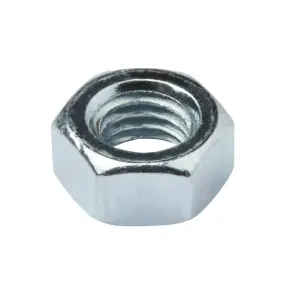 Diall M8 Steel Hex Nut, Pack of 20