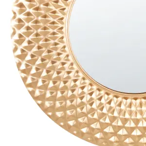 Beliani Glam Wall Mirror COMBE Metal Gold