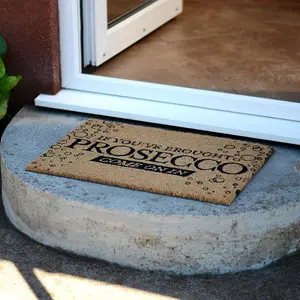 Come In Prosecco Novelty Doormat Unique Coir Front Doormats