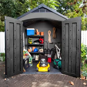 Keter Premier 7 ft. W x 7 ft. D Apex Outdoor Garden Shed