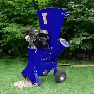 7HP Petrol Wood Chipper Garden Shredder