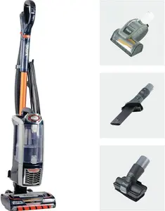 Shark Upright Corded Vacuum Cleaner - Powerdetect Pet NZ801UKT - Anti Hair Wrap/Lift Away/Duoclean - 0.8L - Blue/Orange