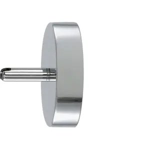 Tellot Silver Chrome effect Bathroom Wall light