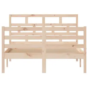 Berkfield Bed Frame Solid Wood Pine 120x200 cm