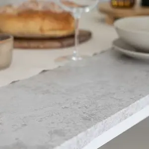 d-c-fix Stone Avellino Light Grey Self Adhesive Vinyl Wrap Film for Kitchen Worktops and Furniture 2m(L) 67.5cm(W)