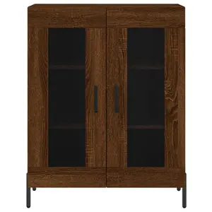 Stonefort Display Cabinet Brown Oak