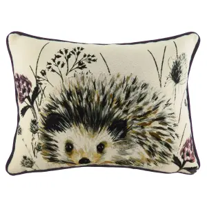 Evans Lichfield Elwood Hedgehog Hedgehog Feather Rich Cushion