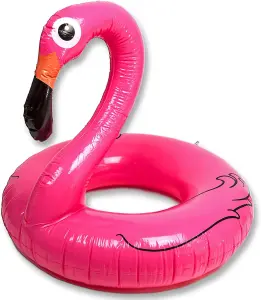 Large Flamingo Swim Ring 34 Inch Swimming