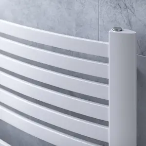 Ximax K4 White 2905BTU Vertical Towel radiator (W)580mm x (H)1710mm