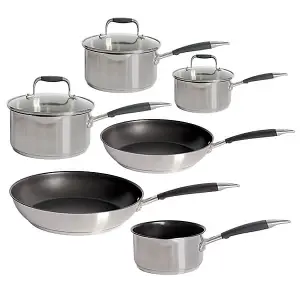 Stoven Soft Touch Induction 5 Piece Cookware Set plus 28cm Frying Pan