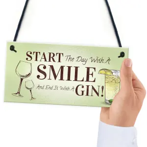 Funny Gin Gift Hanging Kitchen Bar Plaque Gin Lover Gift Gift For Friend