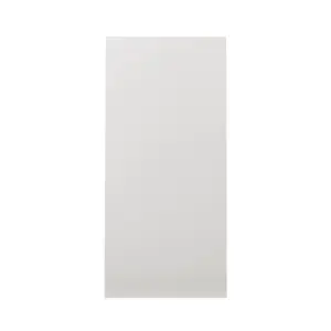 GoodHome Alisma High gloss white Slab 70:30 Larder/fridge Cabinet door (W)600mm (H)1287mm (T)18mm