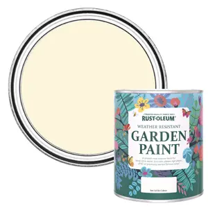 Rust-Oleum Clotted Cream Matt Garden Paint 750ml