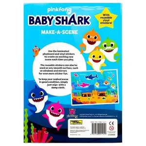 Baby Shark Make A Scene Activity Book Blue (One Size)