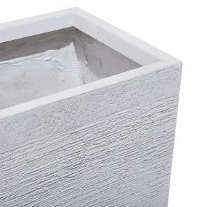 Plant Pot 80 x 37 x 38 cm White MYRA