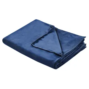 Weighted Blanket Cover RHEA 135 x 200 cm Navy Blue