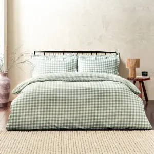 Yard Barton Check Reversible Duvet Set