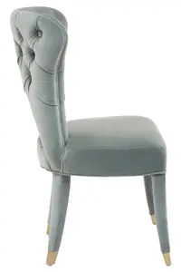 Interiors by Premier Villi Blue Feature Chair