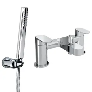 Bristan Frenzy Bath Shower Mixer Chrome Taps Deck Mount Bathroom Tap