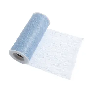 MESH TULLE 10MX15CM - Trim: Mesh Tulle: 10m x 15cm: Blue - Occasions -- Bulk