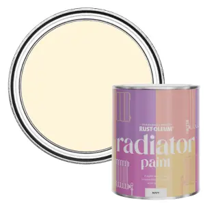 Rust-Oleum Clotted Cream Matt Radiator Paint 750ml